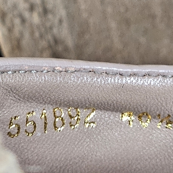 GUCCI Charlotte Matelasse gold GG Marmont logo platform espadrille jute mule - Picture 13 of 14